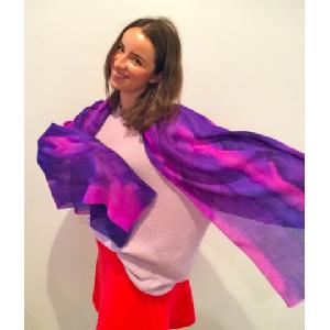 Purple and Pink Wrap 70 x 195 cm Image