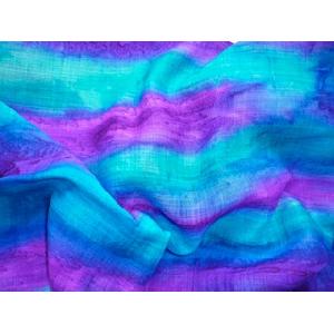 Turquoise Purple Wrap 70 x 195 cm Image