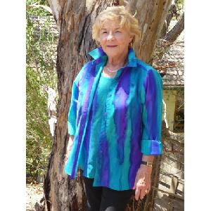 Turquoise Purple Shirt Image